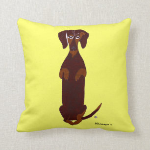 Almofada Travesseiro do impressão do Dachshund