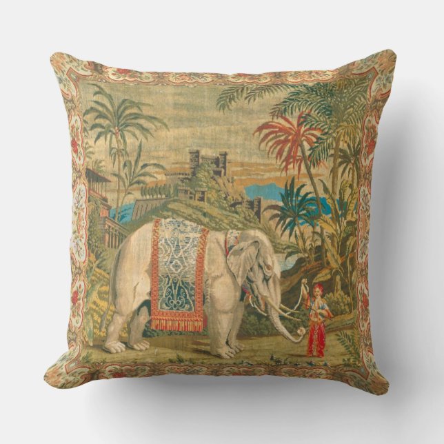 Almofada Travesseiro do instrutor do elefante (Frente)