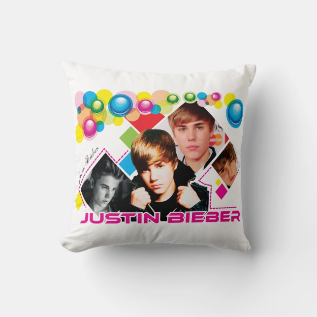 Almofada Travesseiro do Justin Bieber (Frente)