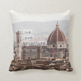 Almofada Travesseiro do Live Love Adventure Florence