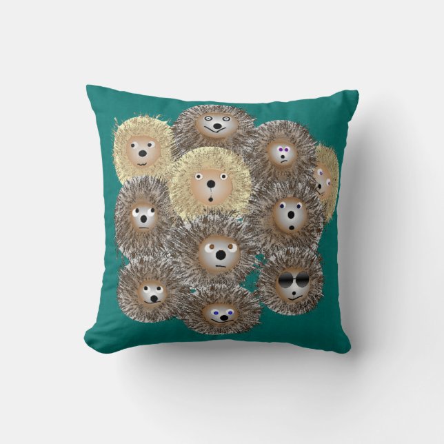 Almofada Travesseiro do partido do ouriço (Frente)