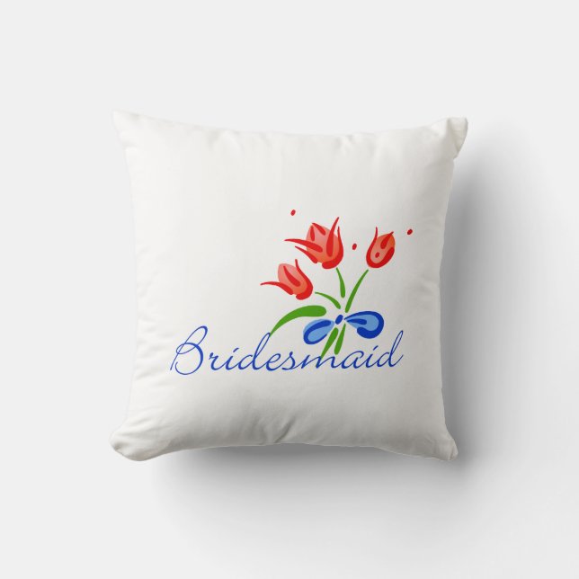 Almofada Travesseiro do presente da dama de honra (Frente)