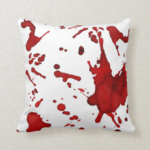 Almofada travesseiro do spatter do sangue