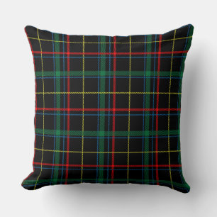 Almofada travesseiro do tartan da xadrez