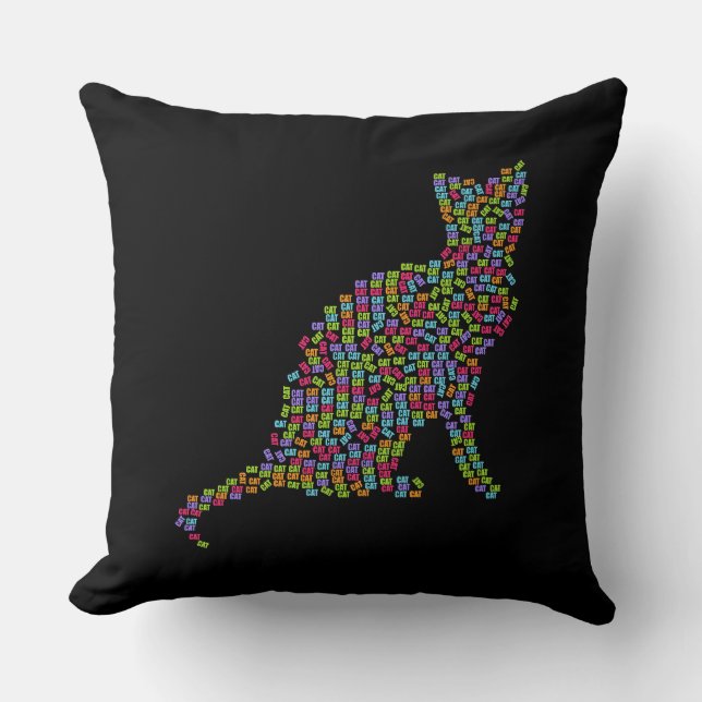 Almofada travesseiro do Word cat (Frente)