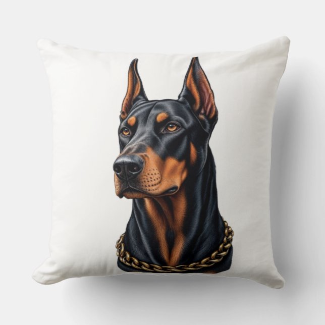 Almofada Travesseiro Doberman (Frente)