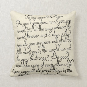 Almofada Travesseiro doce dos queridos
