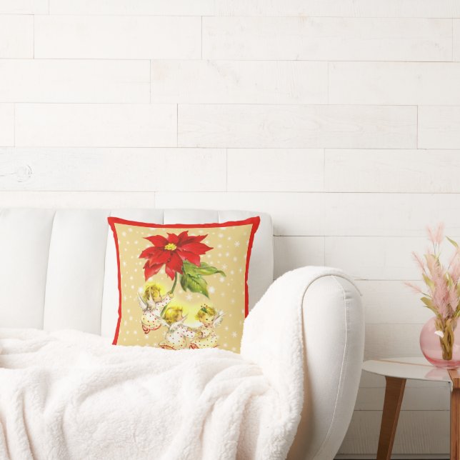 Almofada Travesseiro dos Baby Angels de Natal (Sofá)