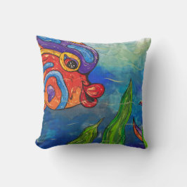 Almofada Travesseiro dos peixes do recife