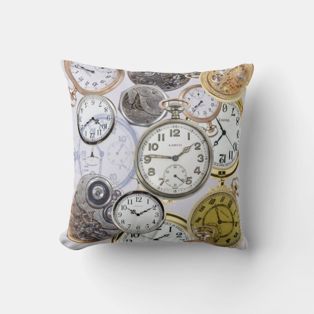 Almofada Travesseiro dos trabalhos do relógio (Frente)