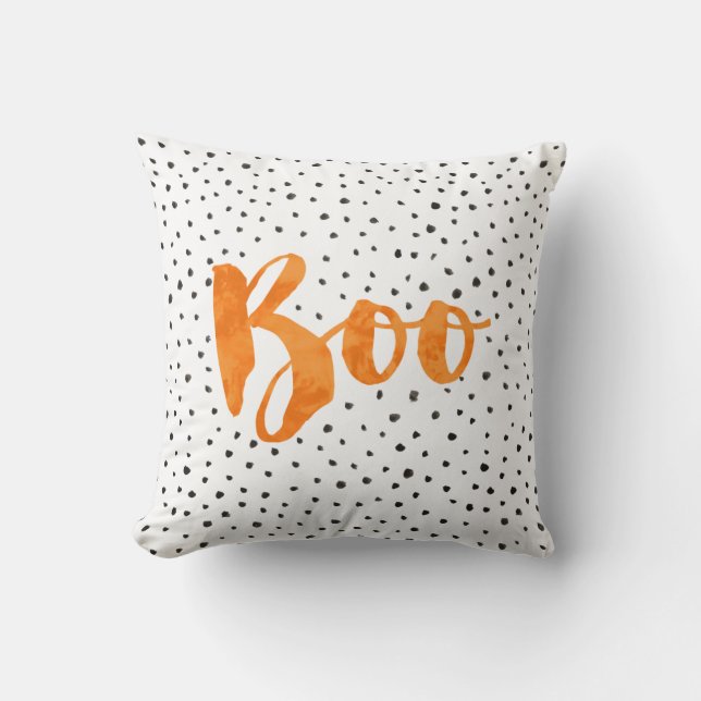Almofada Travesseiro Dotado de Chic Boo Halloween (Frente)