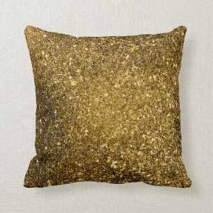 Almofada Travesseiro Dourado do brilho