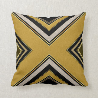 Almofada travesseiro Dourado do coxim do preto do art deco