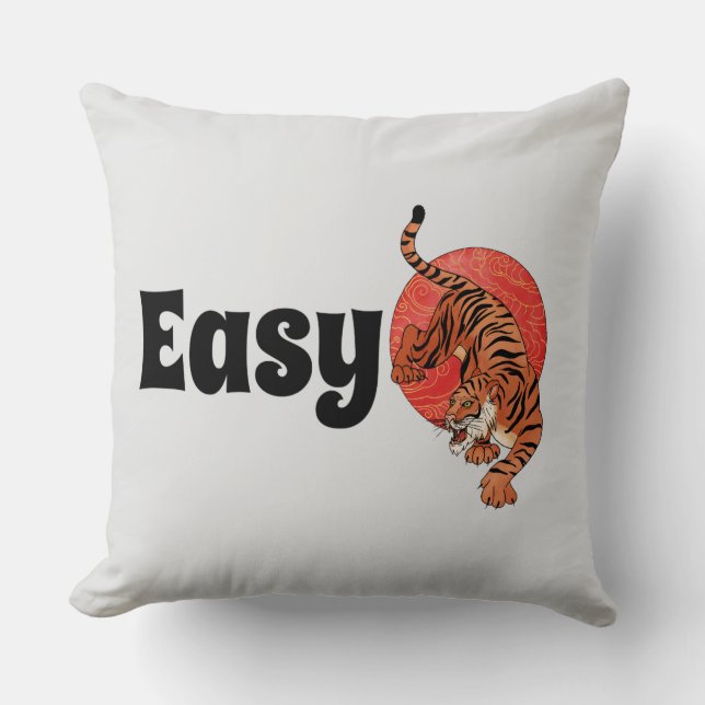 Almofada Travesseiro Easy Tiger – Ousado (Frente)