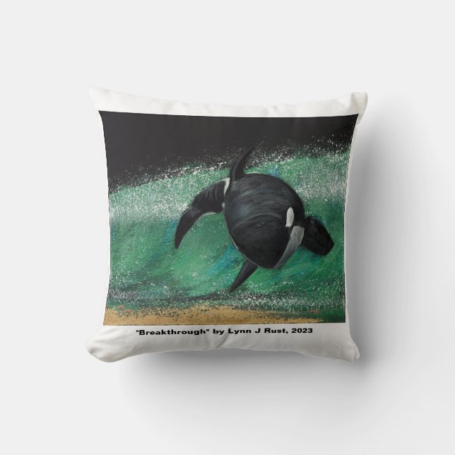 Almofada travesseiro "Elementos de surpresa" / "inovação" (Frente)