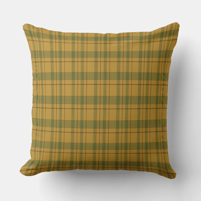 Almofada Travesseiro escocês do Tartan da família de (Frente)