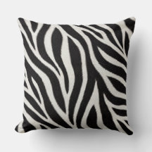 Travesseiro Estampado com Listras de Zebra | Anima