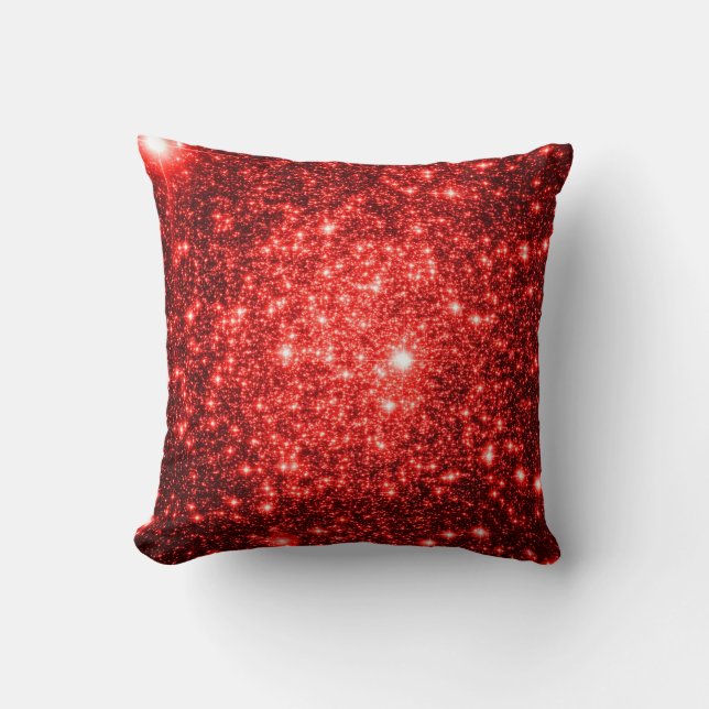 Almofada Travesseiro Estrelas Rubi Vermelho (Frente)