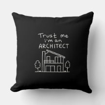 Travesseiro 'Eu Sou Um Arquiteto'