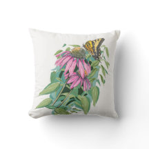 Travesseiro exterior de coneflower