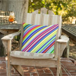 Almofada Travesseiro exterior de stripey