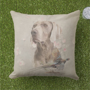 Almofada Travesseiro exterior Weimaraner