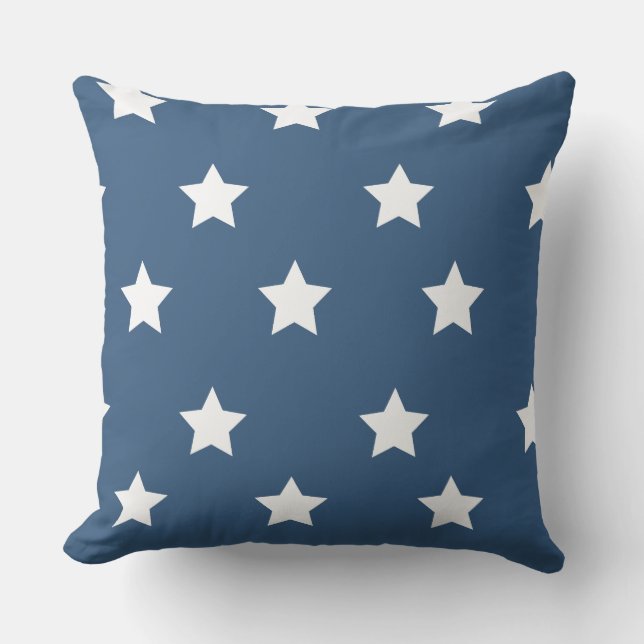 Almofada Travesseiro Externo Patriótico Padrão da Estrela A (Frente)