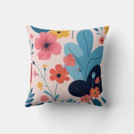 Almofada Travesseiro Família Floral – Presente Brilhante e
