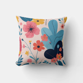 Almofada Travesseiro Família Floral – Presente Brilhante e