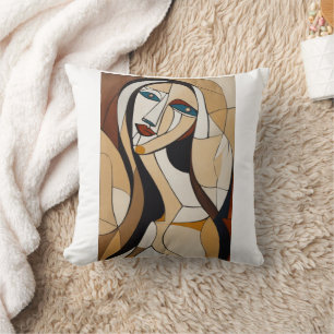 Almofada "Travesseiro Femme inspirado em Picasso"