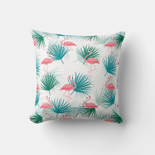 Almofada Travesseiro Flamingo Palms (Frente)