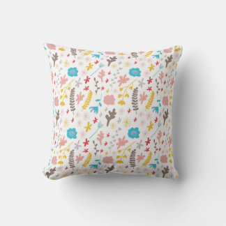 Almofada Travesseiro floral com cores pastéis suaves
