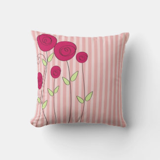 Almofada Travesseiro Floral do Estilo Desenho da Mão