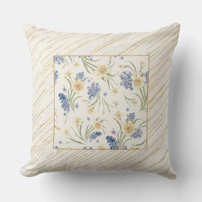 Almofada Travesseiro Floral II de Queda Floral (Frente)