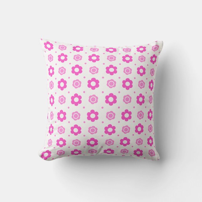 Almofada Travesseiro Floral Personalizado Cute (Frente)