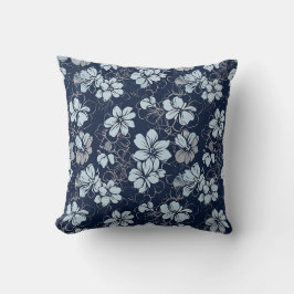 Almofada Travesseiro Floral Tropical Lilás Decoração de Cas