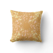 Travesseiro Folhas de Alegria (Dourado)