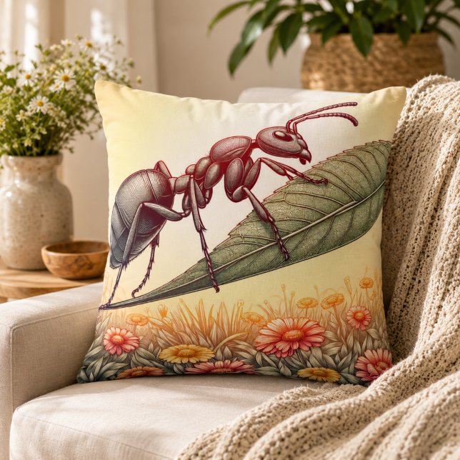 Almofada Travesseiro Formigas no País das Maravilhas (Ants in Wonderland Pillow)