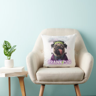 Almofada Travesseiro Frankenstein Pug