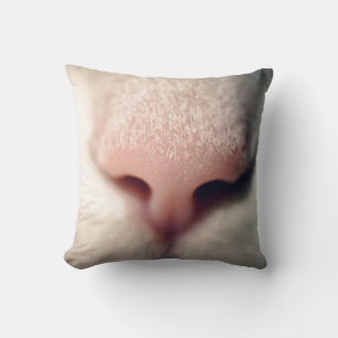 Almofada Travesseiro Gatinho Branco Silky