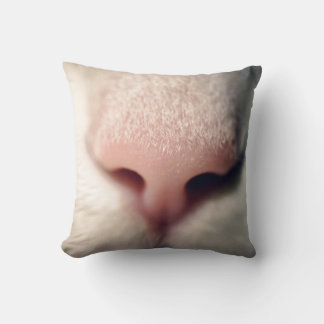Almofada Travesseiro Gatinho Branco Silky