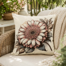 Travesseiro Gerbera Daisy para Conforto Inspirado 