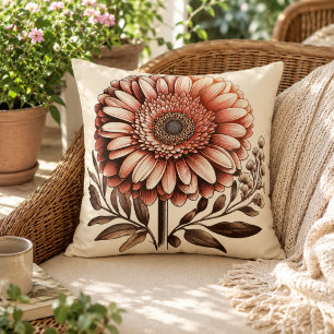 Almofada Travesseiro Gerbera Daisy para Conforto Inspirado