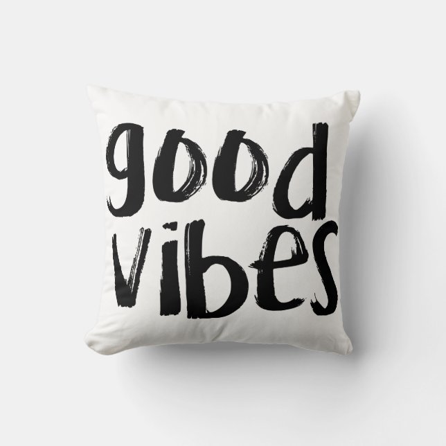 Almofada Travesseiro Good Vibes (Frente)