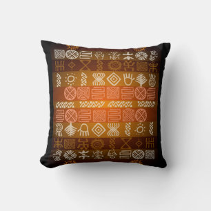 Almofada Travesseiro Gráfico de Boho Étnico de Verão