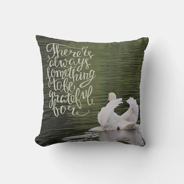 Almofada Travesseiro grato da cisne (Frente)