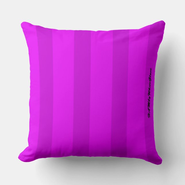 Almofada Travesseiro HAMbWG Vanity - Adicionar nome - Strip (Frente)
