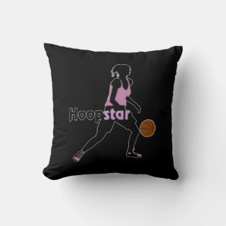 Almofada Travesseiro Hoopstar Black and White Basball