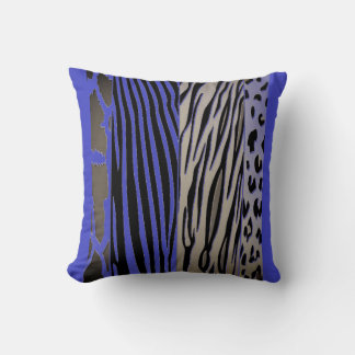Almofada Travesseiro Impresso De Animais Pretos E Púrpura