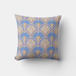 Almofada Travesseiro Indigo Scallop Petal | One Owl Artist